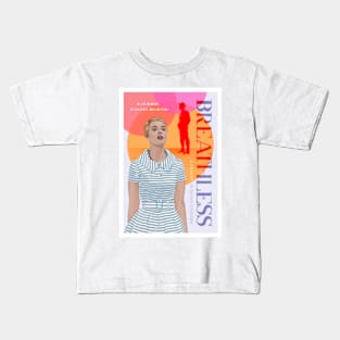 Breathless - Jean Seberg - alternative movie poster Kids T-Shirt